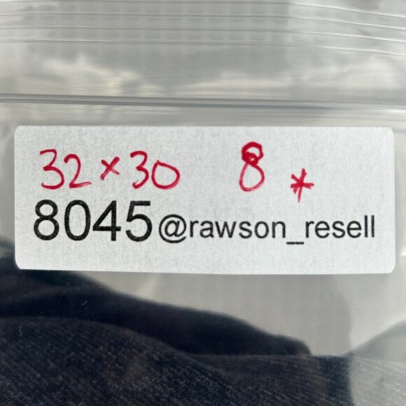 Levi's 501 Original Black Jeans Size 32x30 Straight Leg Skate Y2K Button Fly - Picture 9 of 9